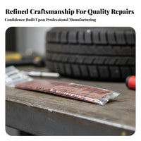50 Strips Punctures Puncture Seal String Emergency Fix Tubeless Tire Repair Set Heavy Duty Vehicle Maintenance Supply Easy to Use for Auto Mechanics, DIY Enthusiasts, Not on-the-Road Riders, Garage, Workshop, Farm