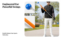 Golf Swing Stick Weighted Ends Golf Training Stick Two-Handed