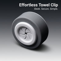 Bathroom Sink and Kitchen Towel Rack with Push-In Design for Homeowners, Wall Mount Suction Hook for