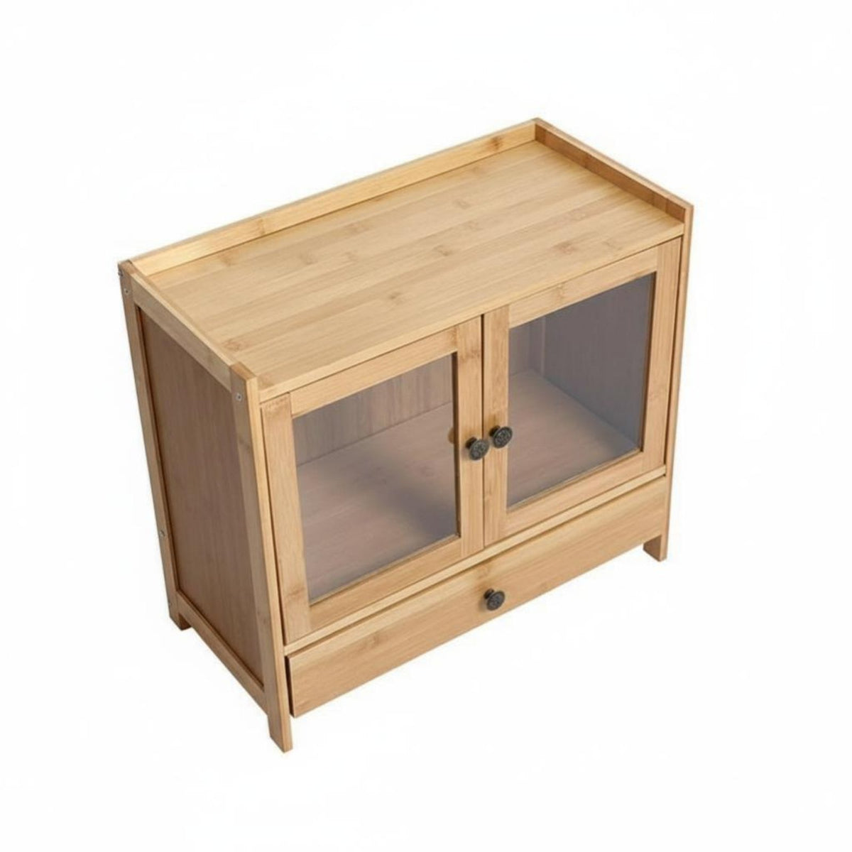 Desktop desktop shelf with Cabinet Space-Saving Desk Top Shelving Unit for Hobbyists
