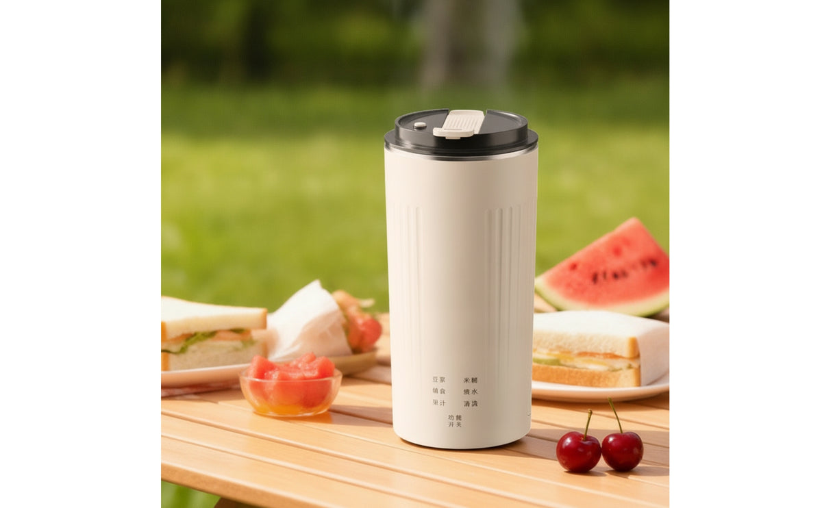 Portable Blender Insulated Portable Blender Cup Soy Soy Milk Maker Compact for Travelers, Travel, Dorm