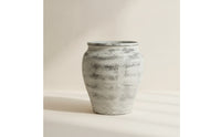 Distressed Floor-Standing Planter Pot Rustic Planter with Drainage Hole Weatherproof Weather-Resistant for Lobby, Office