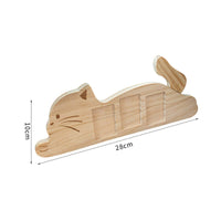 Feline Picture Frame Rotating Tail Feline Photo Frame for Office