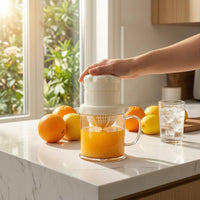 Manual Hand Juicer Measuring Marks Lemon Lime Juicer Side Handle