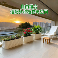 金属种植箱可移动菜框花箱花盆花槽户外阳台花庭院楼顶种花蔬菜床
