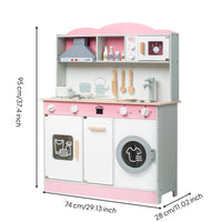 Wooden Play Kitchen Set Colorful Wooden Play Kitchen Safe for Children