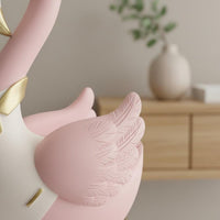 Flamingo Couple Figurine Love Symbol Resin Flamingo Figurine Collectible Home Decor for Bedroom