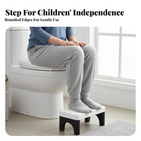 Foldable Potty Stool Ergonomic Collapsible Potty Stool Sturdy Construction