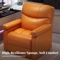 Single-Seater Recliner Ergonomic Design Recliner with Footrest Full-rotationDegree Rotating Base for E-Sports Participants