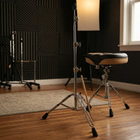 Extendable cymbals Stand Double-Braced cymbals Stand with Extendable Arm Adjustable Hardware for Drummers, Drum Drum Sets