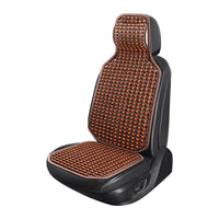 I&P Wood Bead Car Seat Cushion Single Piece Cooling Mat