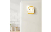Bread Wall Timepiece Cute Home Accessory Battery Operated for Kitchen
