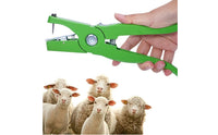 Auto Return Pig Ear Marker Pliers Aluminum Alloy Livestock Ear Marker Pliers Multiuse for Farmers, Ranchers