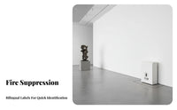 Rustproof Floor Standing Fire Suppression Device Cabinet Professional Appearance Fire Suppression Device Box Modern Design Heavy Duty Steel Enclosure High Visibility for Facility Managers, Business Owners, Interior Designers, Shopping Malls