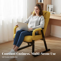 Adjustable Recliner Comfortable Padding Reclining Chair With Headrest for Adults