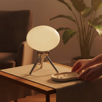 Fungiform Table Lamp Metal Base Fungiform Lamp Compact for Bedroom