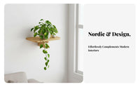 Single-Tier mount board Nordic aesthetic Verticalmounted VerticalstorageSaving for Living Room