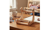 Wooden Bead Weaving Loom Beginner Friendly Cross Stitch Support Stand
