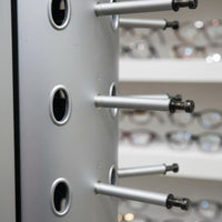 60 Pair Glasses Holder Wheeled Base Rotating Glasses Stand With Wheels
