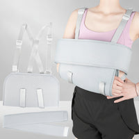 Breathable Arm Support Sling Padded Arm Sling with Adjustable Straps Supportive Shoulder Immobilizer Secure for Patients, Immobilization, Recovery