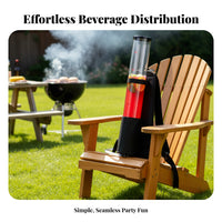 Shoulder Straps Backpack Beverage Dispenser Transparent Portable Drink Dispenser Level Markings