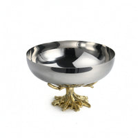 Pedestal Fruit Bowl Reflective Fruit Bowl with Pedestal Easy to Clean for Dining Table