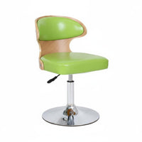 Armless Rolling Chair Adjustable Height Household Furniture 360-Degree rotate