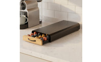 40 Pod Coffee Drawer Easy Pull Handle Coffee Capsule Drawer for Countertop
