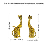 2 Pieces Decorative Cat Couple European Design House Decoration for Entryway