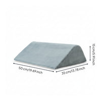Wedge Pillow Cover Leg Elevation Microfiber Pillowcase Removable Anti Pilling Replacement Protector with Fade Resistant Wrinkle Resistant Cover Suitable for Bed Reclining Rest