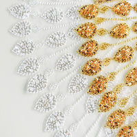 Sequin Round Neck Evening Dress Performance Costume Accessory