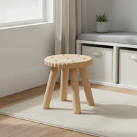 Wooden Shoe Bench Solid Wood Wooden Stool Long-Lasting for Entryway