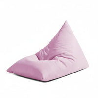 machine-washable Cover Triangle Lounger Chair Easy to Clean Bean Bag snug Floor Sofa No Assembly Required for Apartment Dwellers, Adults, Students, Balcony, Living Room, Bedroom, book corner corner