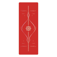 Exercise Mat Non-Slip Exercise Mat with Rubber Base Cushioned for Yogis, Dancers
