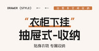 袜子收纳盒内衣内裤整理盒拉篮储物盒下挂抽屉式衣柜分层收纳神器