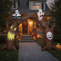 Inflatable Arch with Lights Lighted Inflatable Arch Spooky Decoration for Yard, Lawn, Party