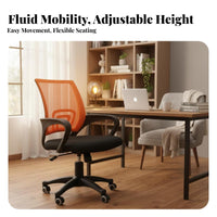 Mesh spine support rotating Chair seamless Rolling Office Furniture Support for Adults