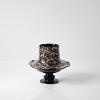 Light French Vintage Vase with Textured Small Flower Vase Retro Eclectic Ornament for Floral Decoration Display