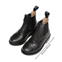 Short Horse Riding Boots Waterproof Paddock Boots Comfortable Outdoor Footwear for Kids