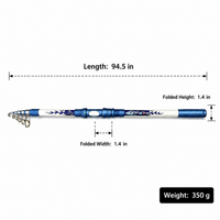Telescopic Composite Sea Fishing Rod Portable for Australian Anglers All Water