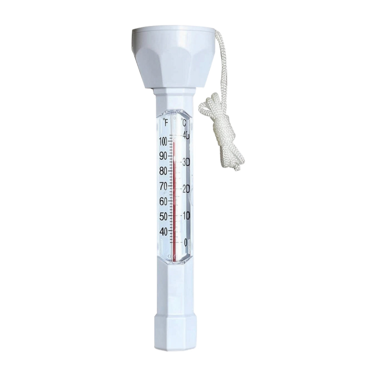 Buoy Thermometer Two-scaleScale Pool Thermometer with Tether String Compact