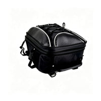 Strap-on Motorcycle Rear Seat Bag Compact Motorcycle Tail Bag with Straps Stable Easy to Clean for Daily Commutes