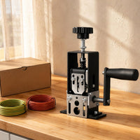 Manual Wire Stripping Machine 2 in 1 Hand Crank Wire Peeling Machine Compact