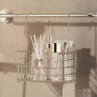 Hanging Basket with Towel Bar Space-Saving Hanging Basket with Towel Holder