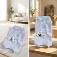 Cat Post Surgery Suit, Thin Cat Body Suit After Surgery with Fasteners, Anti-Licking Cat Spay Recovery Suit Female, Unisex Cat Recovery Suit Female