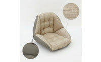 One-Piece Floor Chair Cushion Padded Cushion with Backrest Soft Floor Pillow Comfortable for Reading, Dorm