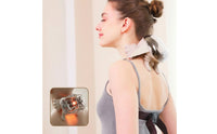 Neck and Shoulder with Heat Deep Tissue Neck and Shoulder with Strap Heated Wearable Massage Device for Drivers, Home Relaxation