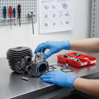 Wide Compatibility TS410 TS420 Cylinder Assembly Long-Lasting 50mm Cylinder Plunger Kit High-Quality Materials Petrol Saw Engine Parts Wear-Resistant