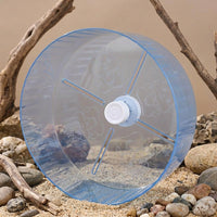 Parrot Activity Wheel and Bird Exercise Wheel with Flat Perch, Parrot Play Accessory for Budgie and Cockatiel Enrichment