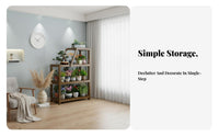 Multi-Tier Pot Stand Floor-Standing Flower Rack Minimalist design for Living Room